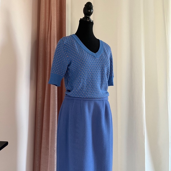 Wool-Cashmere Vintage Skirt - Picture 4 of 6